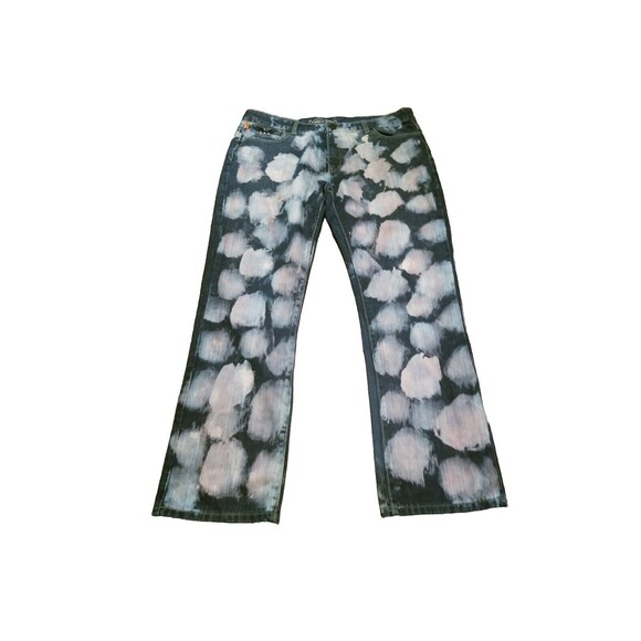 Robin's Jeans Men's Size 38 Motard Denim Paint Patches Wing Pocket Flaps (38x32)